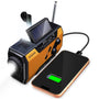 FosPower FOSPWB-2376 Notfallradio NOAA/AM/FM mit Solar und Handkurbel