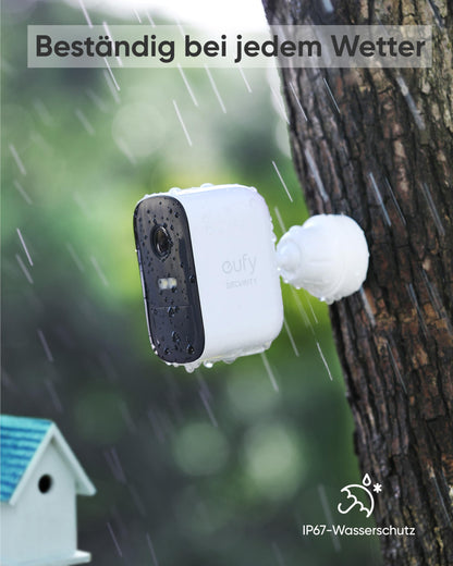 eufy Security eufyCam 2C Überwachungskamera aussen, 1080p, IP67