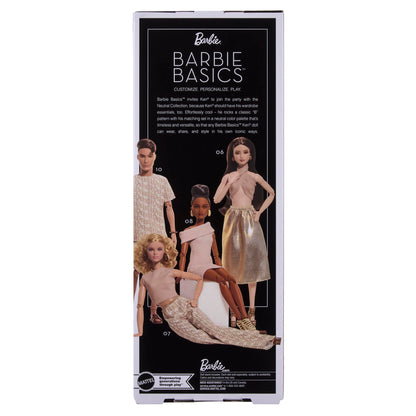 Barbie Basics Model 10 Ken Sammler-Modepuppe mit Monoprint-Outfit