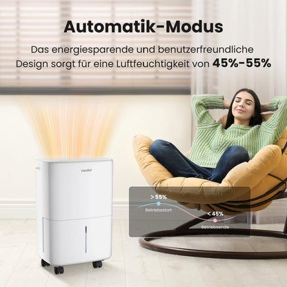 Comfee Luftentfeuchter 10 Liter/Tag für Räume bis 16 m²