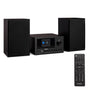 MEDION P85003 Micro Audio System – Internetradio DAB+ Bluetooth. Kompaktes, schwarzes Audiosystem zur Wiedergabe von Radio und Streaming-Audio.