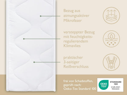Badenia Trendline BT100 2-in-1 Duo Orthopädische Matratze - 140x200 H2/H3