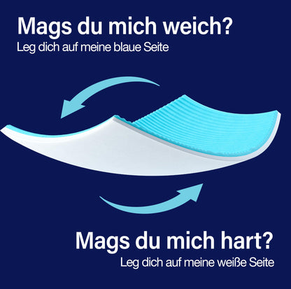 KNERST Duo Matratzentopper 90x200 cm, 7 Zonen und 2 Härtegrade