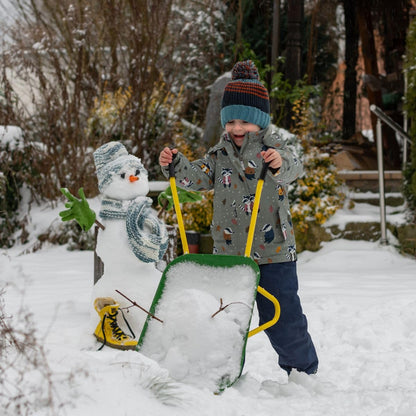Rolly Toys John Deere Kinderschubkarre mit Metallschüssel, grün