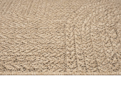the carpet Kansas Outdoor Teppich Jute-Look Nature 160 x 230 cm