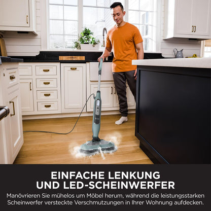Shark S8201EUCP Automatischer Dampfreiniger Mop - Salbei-Grün