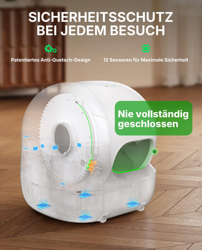 PETKIT PUROBOT Max Pro 2 Selbstreinigende Katzentoilette mit Kamera