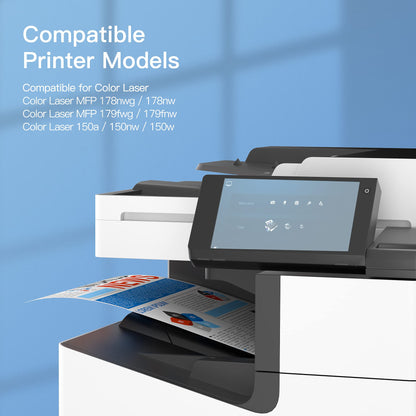 GPC Image 117A Toner Set kompatibel für HP Color Laser (4er-Pack)