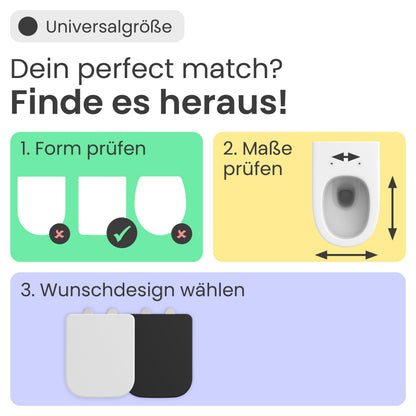 instmaier Helma Toilettendeckel mit Absenkautomatik, eckig, weiss