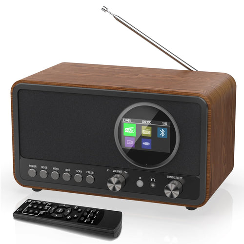 MONODEAL DAB+ UKW Küchenradio - Digitalradio mit TFT Display. Kompaktes Rechteckradio. Empfängt DAB+ und UKW in der Küche.
