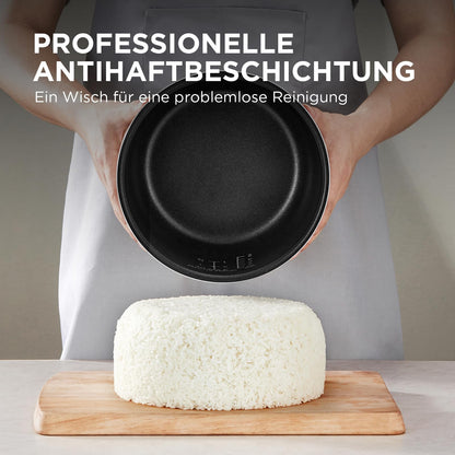 Midea Reiskocher Multifunktionsgerät - 5L Schwarz-Silber
