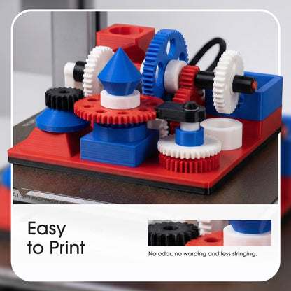 eSUN PLA Basic Filament 1.75 mm, 4 Spulen, Rot/Blau/Weiss/Schwarz