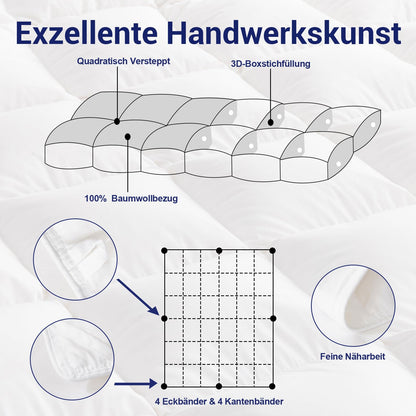 Uniency Daunendecke Winterdecke – 135x200 Extra Warm