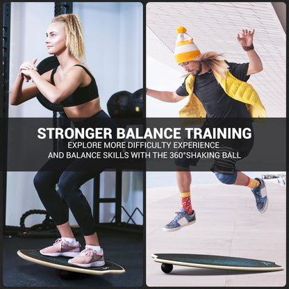 Sportneer Balance Indoorboard - Holz für Kinder & Erwachsene