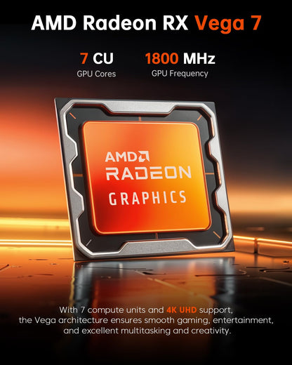 ACEMAGIC Kron Mini K1 Mini PC - Ryzen 5 7430U, 16GB/512GB