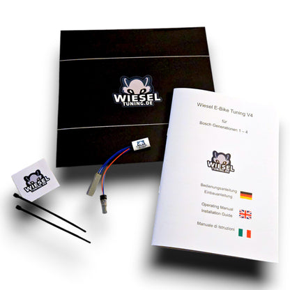 Wiesel eBike Tuning Chip für Bosch Motoren Gen 1-4 (ohne Smart System)