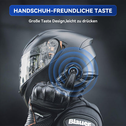 LEXIN G2P Motorrad Bluetooth Headset für 2 bis 6 Personen, Doppelpack