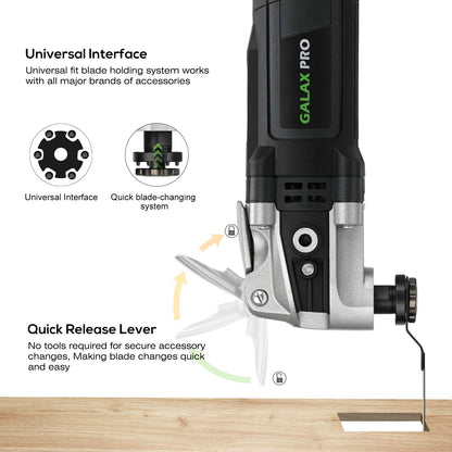 GALAX PRO Oszillationswerkzeug 400 W Multitool mit 30 Zubehörteilen