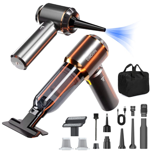 DiliDala Akku-Handstaubsauger ST-6653, 25000 Pa, 3 Saugstufen, kabellos mit Aufbewahrungstasche