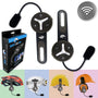 BuddyChat Duo Bluetooth Intercom Headset 2er-Set für Helme, DSP-Geräuschunterdrückung und Klebehalterung