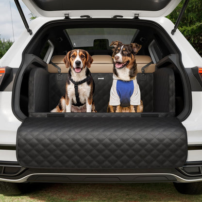 Pecute Kofferraumschutz Hund gesteppt – Seiten- und Ladekantenschutz SUV