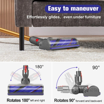 DrRobor Motorbar Bodendüse Ersatzteil – für Dyson V12 Detect Slim
