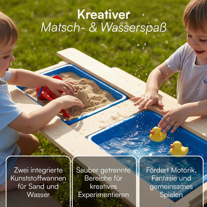 Bellabino Inny Kindersitzgruppe Outdoor aus Kiefer mit Wannen
