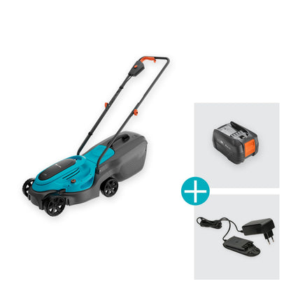 Gardena EasyMax 32/18V Akku-Rasenmäher Ready-to-Use Set, 32 cm