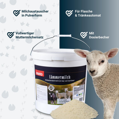 PANTO Lämmermilch Milchersatz für Schaf- und Ziegenlämmer, 10 kg