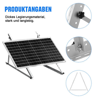 GLIESE Balkonkraftwerk Halterung 118 cm, Aluminium, 2er Set