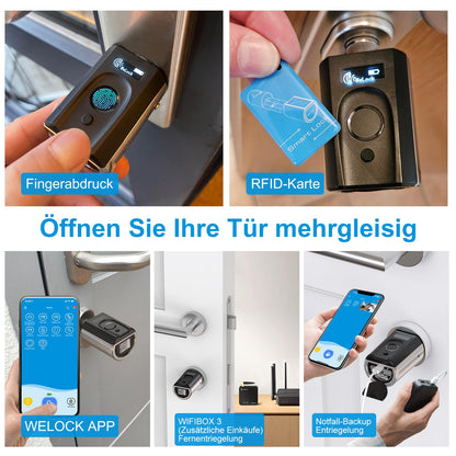 WELOCK Touch41 Fingerabdruck Türschloss IP65 - Verstellbar