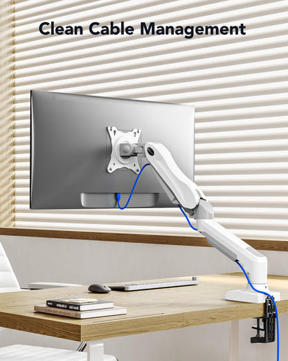 HUANUO Monitor Halterung 13–32 Zoll, VESA 75/100, bis 9 kg, weiss