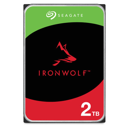 Seagate IronWolf 2 TB interne NAS HDD 3.5 Zoll - ST2000VNZ03: Silberne 3.5 Zoll SATA-Festplatte, Datenspeicher für NAS.