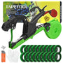 Audasi Bindezange Pflanzenbindemaschine Set mit Nägeln und Gartenband