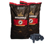 BlackSellig Steakhouse Grillkohle Quebracho Blanco Holzkohle 20 kg, grobe schwarze Holzkohlestücke