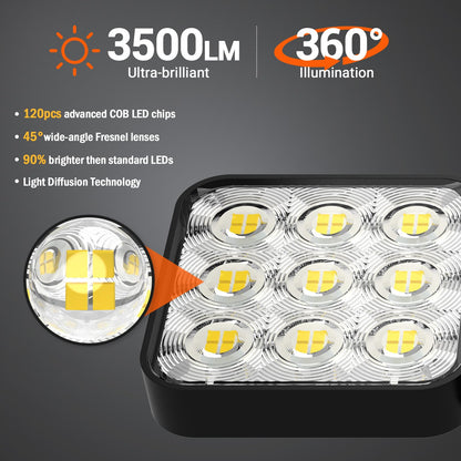 GEARLITE Solarlampen für Aussen mit Bewegungsmelder, 4 Stück