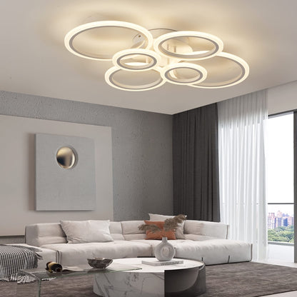 CasaLuce LED Deckenleuchte Φ80cm Dimmbar Farbwechsel - Weiss