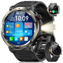 Blackview W50PRO Smartwatch Herren mit Kompass, LED-Licht und IP68, Sportuhr mit Zinklegierungsgehäuse