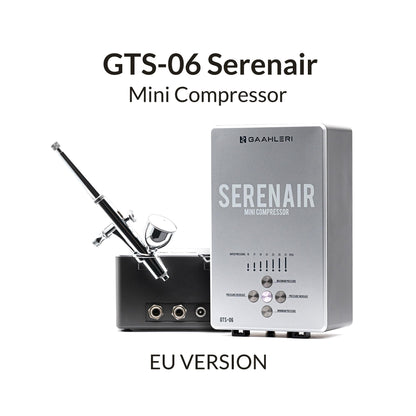 Gaahleri Airbrush-Set Ambition GTS-06 mit Serenair Mini-Kompressor