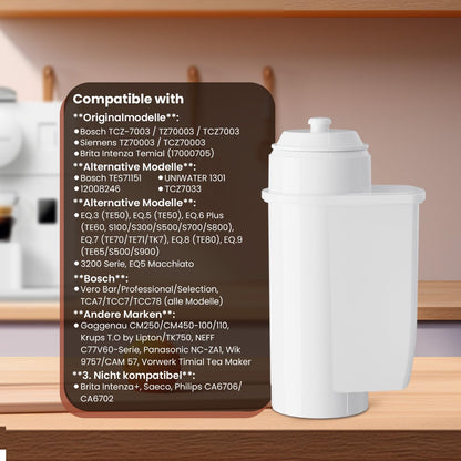 GOLDEN ICEPURE Wasserfilter Kaffeevollautomat für Siemens EQ, 9 Stück