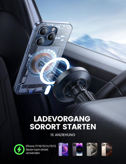 Lamicall Qi2 Handyhalterung Auto Magsafe mit 15 W Ladefunktion