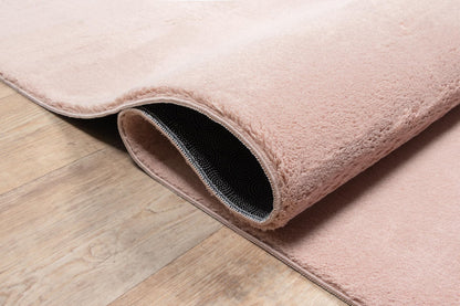 the carpet Relax Kurzflor Teppich Felloptik Blush 140 x 200 cm
