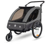 Tiggo VS Kinderanhänger 2in1 Fahrrad Buggy – dunkelgrau. Dunkelgrau. Zum Transport von Kindern als Fahrradanhänger oder Buggy.