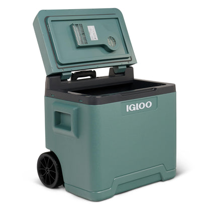 Igloo IE42 Elektrische Kühlbox 42 L, 12V/230V, Rollen & Teleskopgriff