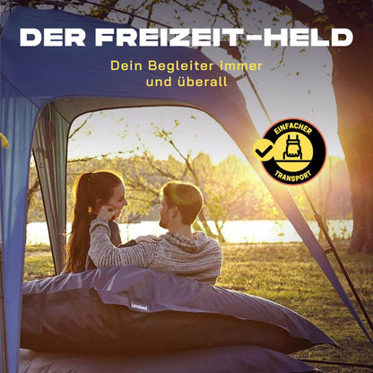 Lumaland Outdoor Pavillon 2.5x2.5m Pop Up Zelt - Grün