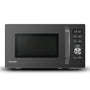 Toshiba MW3-AG20PE 3-in-1 Mikrowelle mit Grill 20L - Schwarz. Rechteckiges, schwarzes Gerät. Erhitzt, gart und grillt Speisen im 20L Garraum.