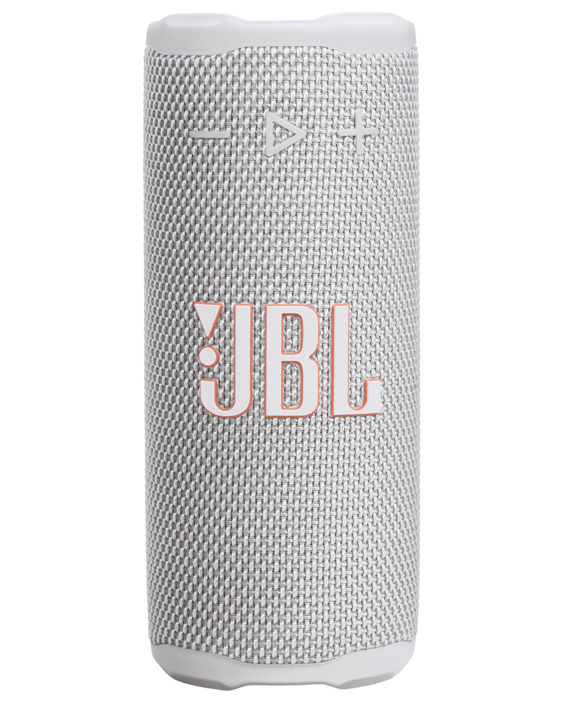 JBL Grip Bluetooth Lautsprecher mit AI Sound Boost, Weiss, kompakt und tragbar