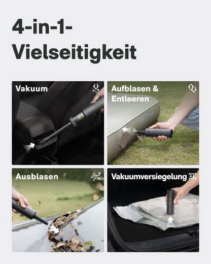 HOTO Akku-Handstaubsauger 4-in-1 Autostaubsauger 20000 Pa