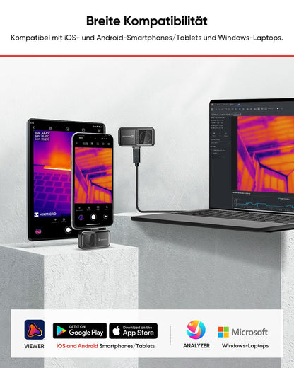 HIKMICRO Mini2 V2 Wärmebildkamera für Android und iOS