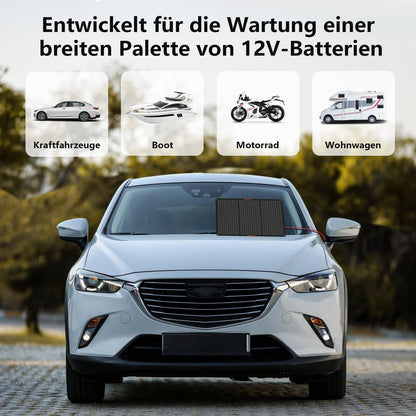 MHPOWOS Solar-Panel 50W 12V Autobatterie-Ladegerät - Portable